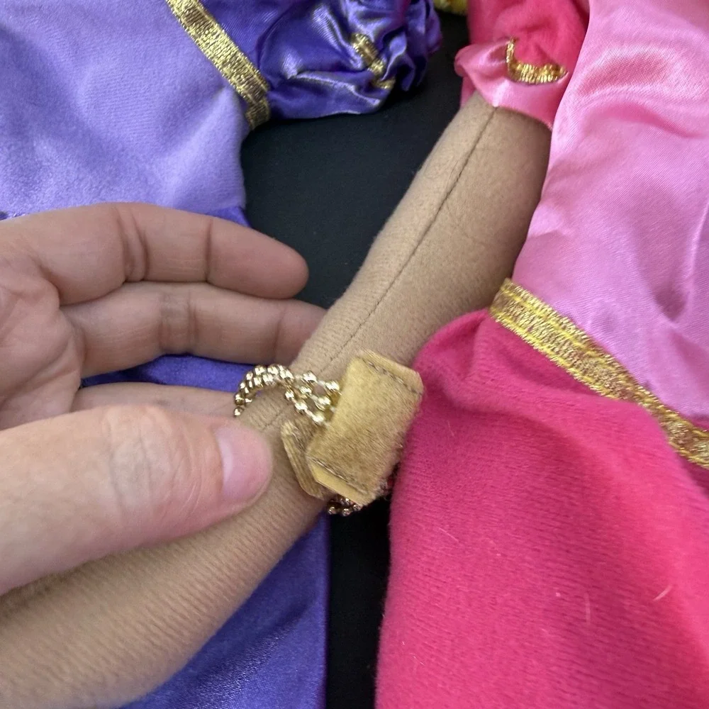 Melissa & Doug Make Your Own Princess Puppet Dress Up Wigs Jewelry Clothes Case
